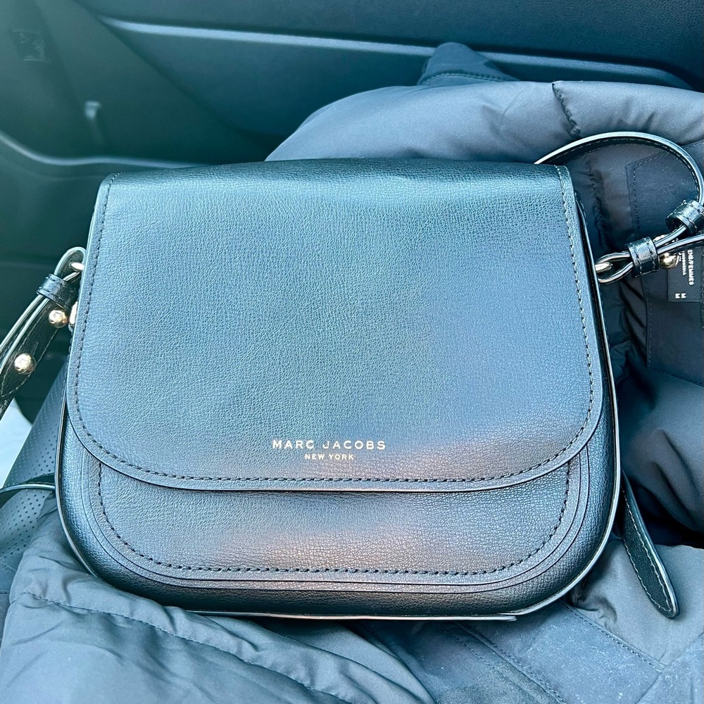 Marc Jacobs Rider Saddle Crossbody Black